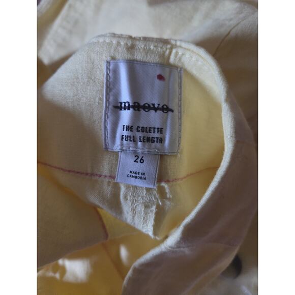 The Colette Beachy Linen Full-Length Wide-Leg Pants by Maeve 26 Nwts - Picture 7 of 10